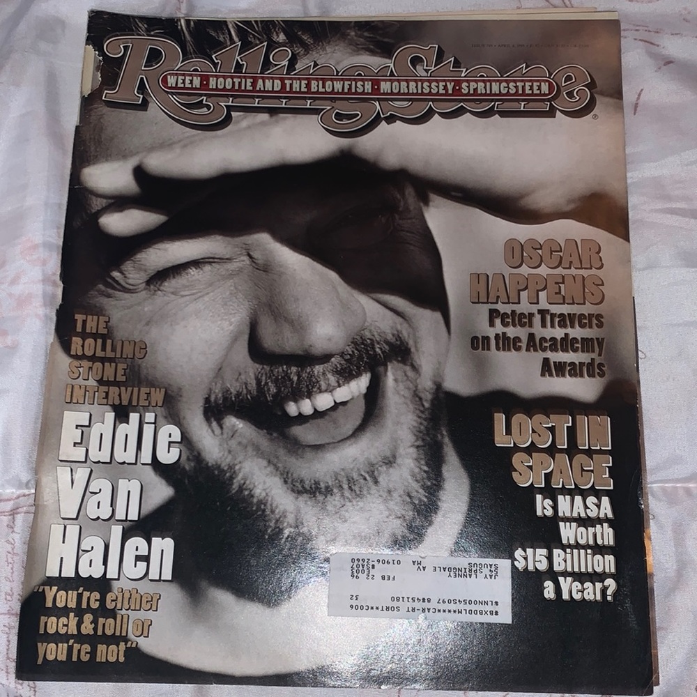 Rolling Stone  Eddie Van Halen  April 6, 1995